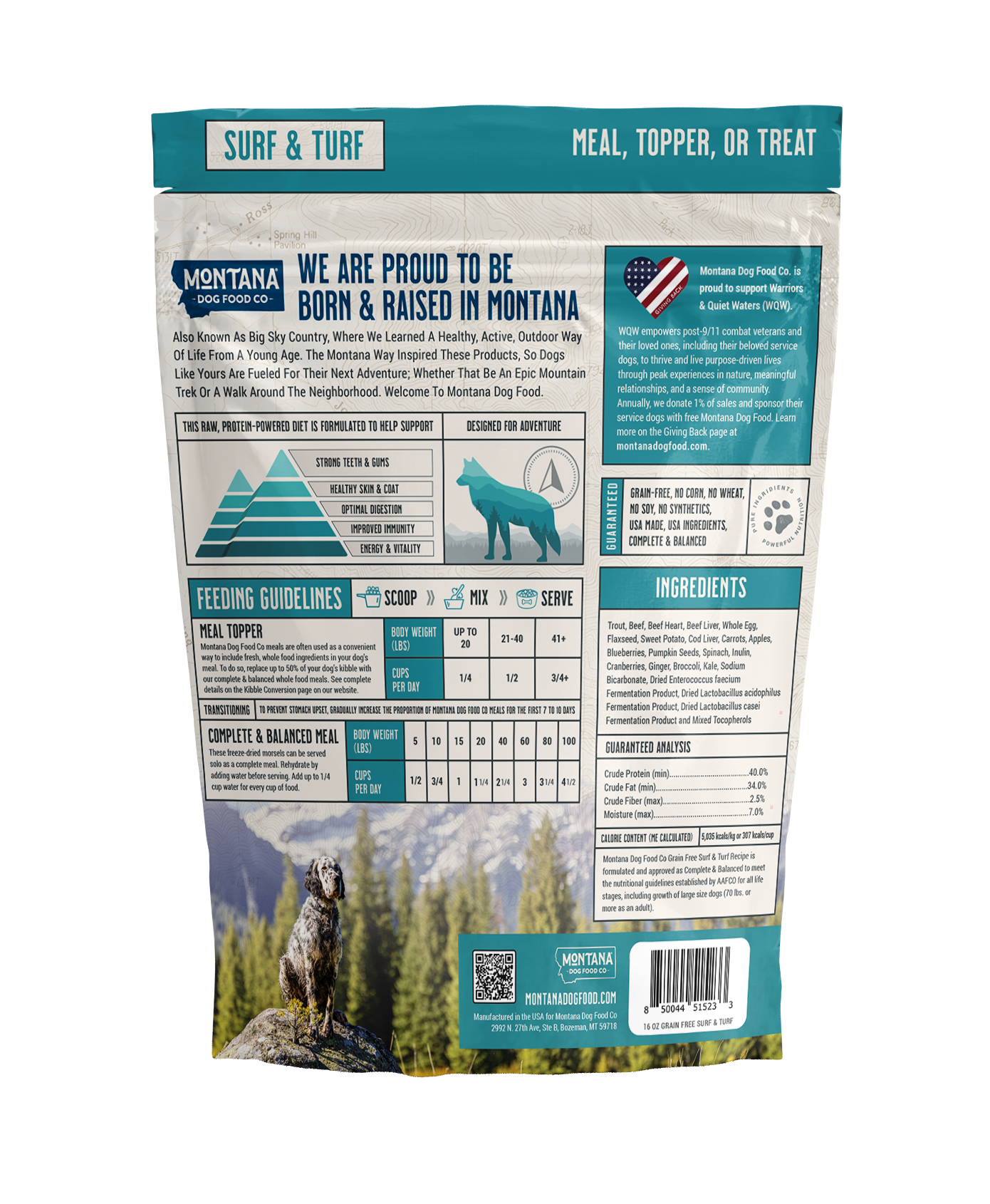 Grain-free Surf & Turf Freeze-dried Raw Adventure Fuel (Dog Food)