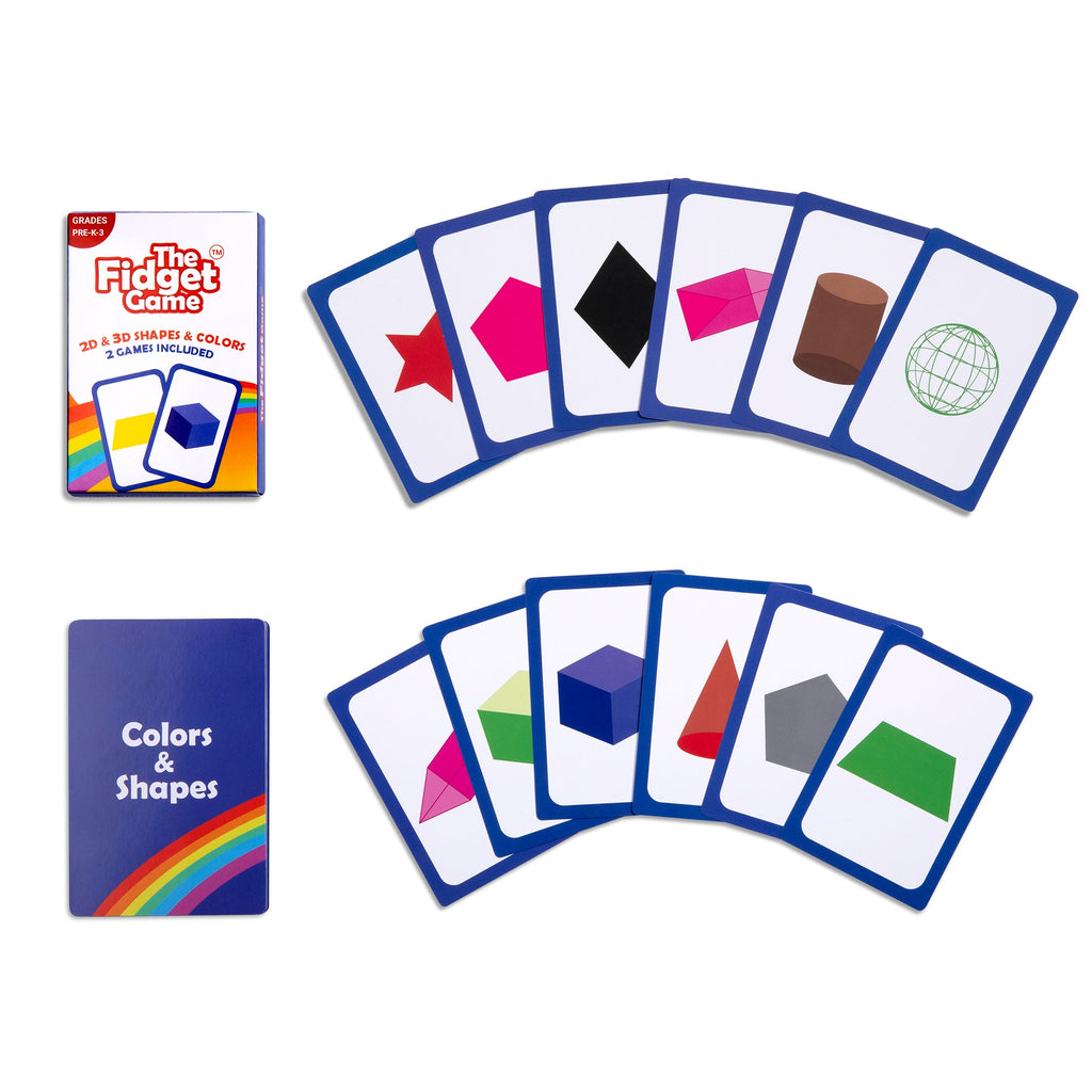.2D & 3D Shapes & Colors Card Pack