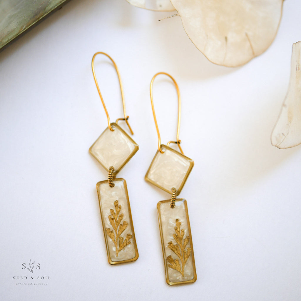 Midas Deco Dangle Earrings