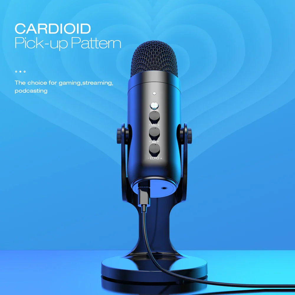 High Quality USB Podcast Microphone with stand