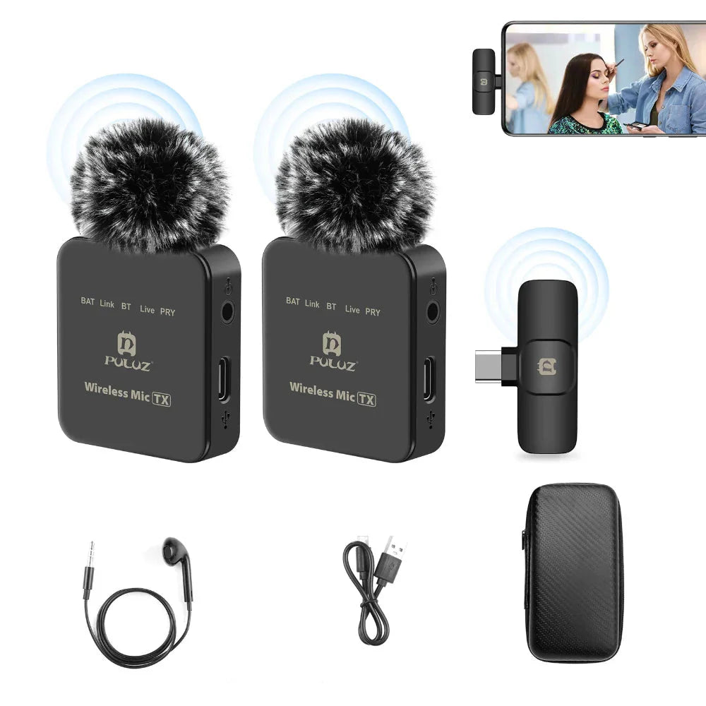 High Quality 2.4G Wireless Microphone 2 Pcs set