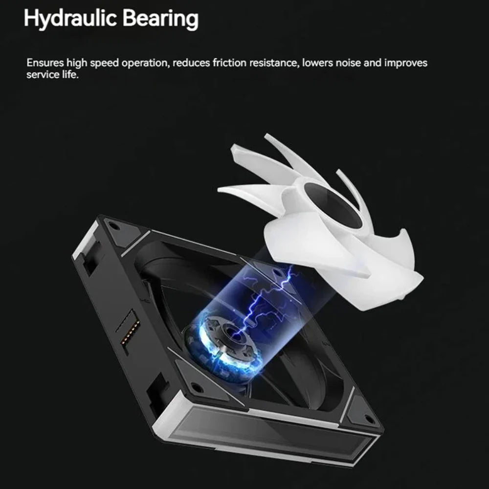 ARGB PC Cooling Fan Mirror Cycle with Light Effect