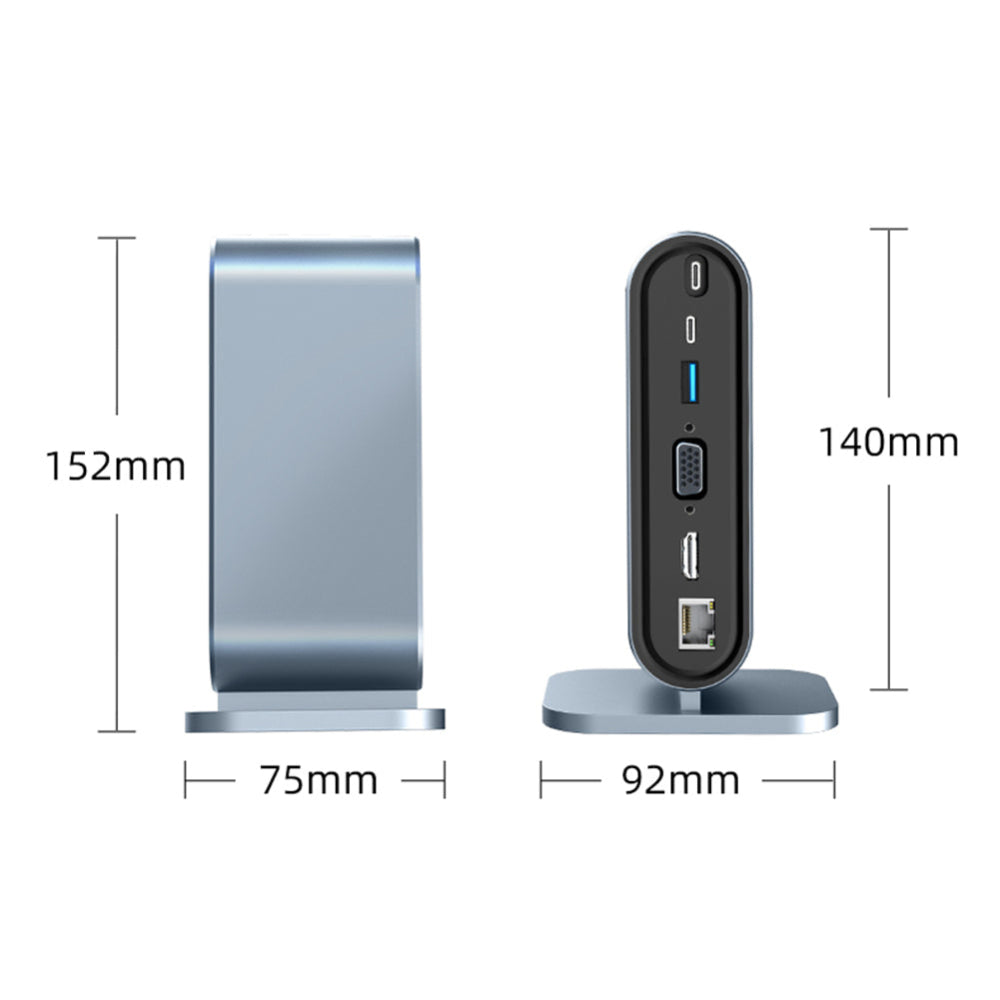 12 in 1 Type C Docking Station Hub
