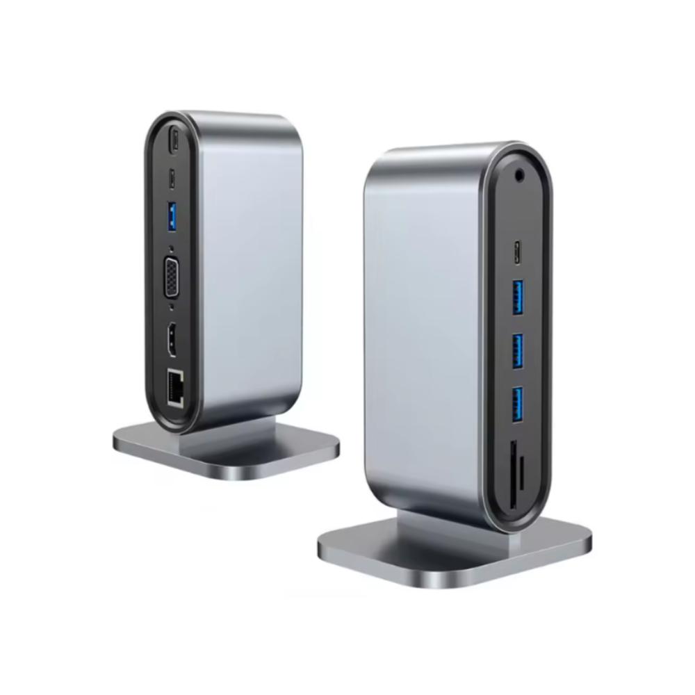 12 in 1 Type C Docking Station Hub