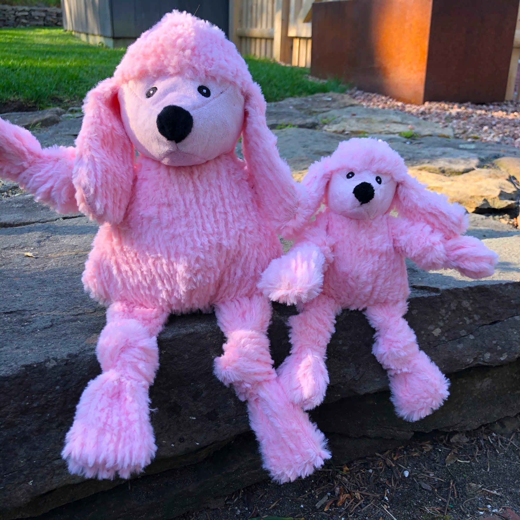 Diva Pink Poodle Knottie® Plush Dog Toy