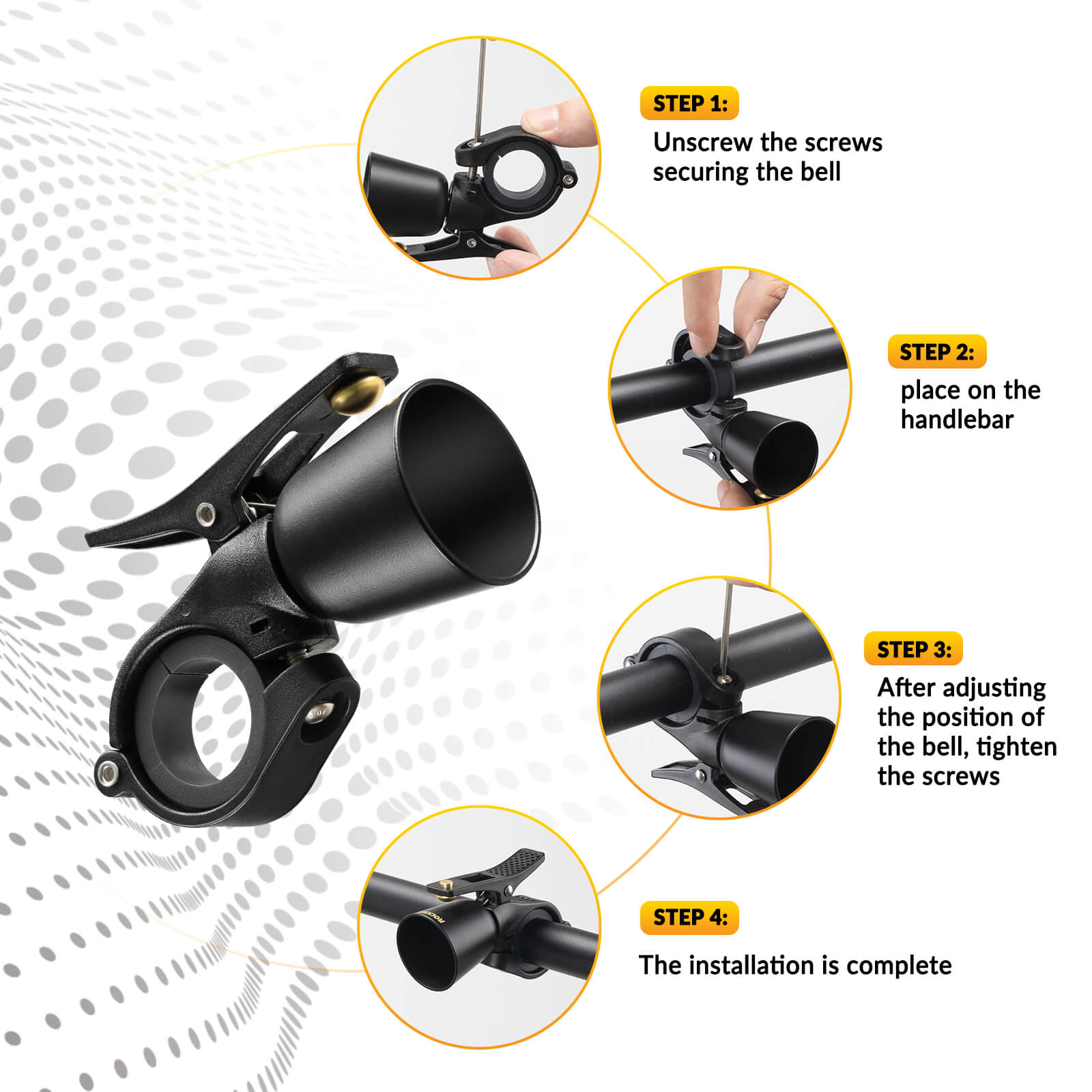 Bike Bell – Loud Sound for MTB & Road Bikes