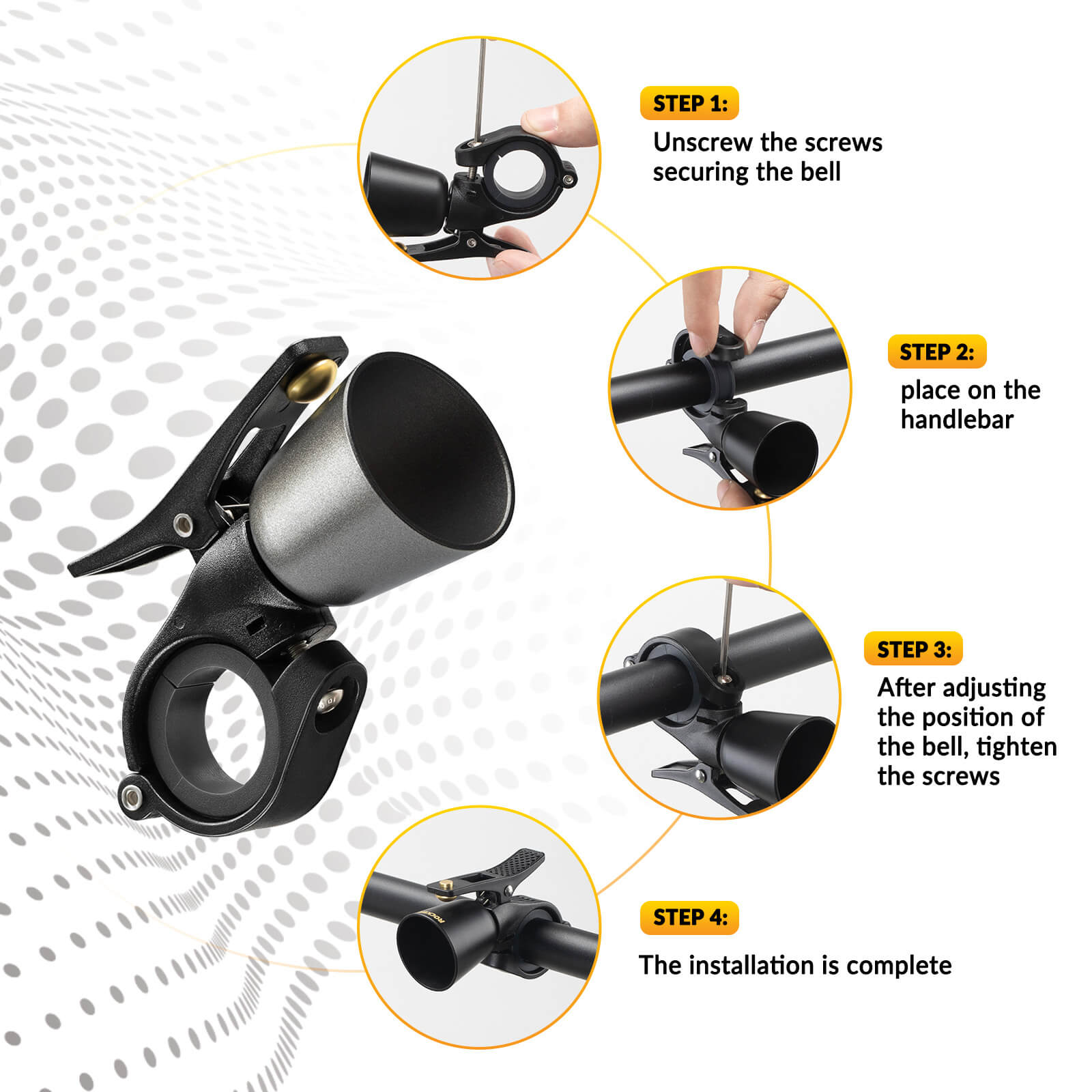 Bike Bell – Loud Sound for MTB & Road Bikes