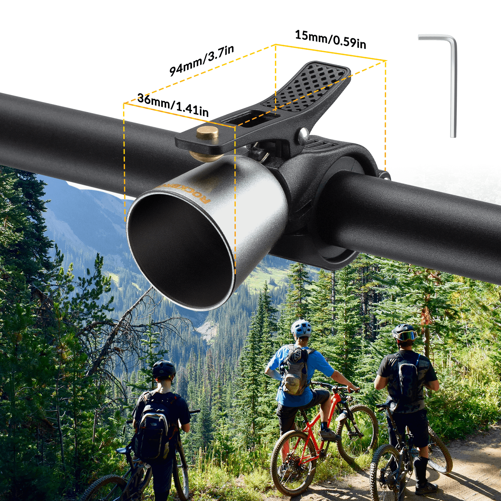 Bike Bell – Loud Sound for MTB & Road Bikes