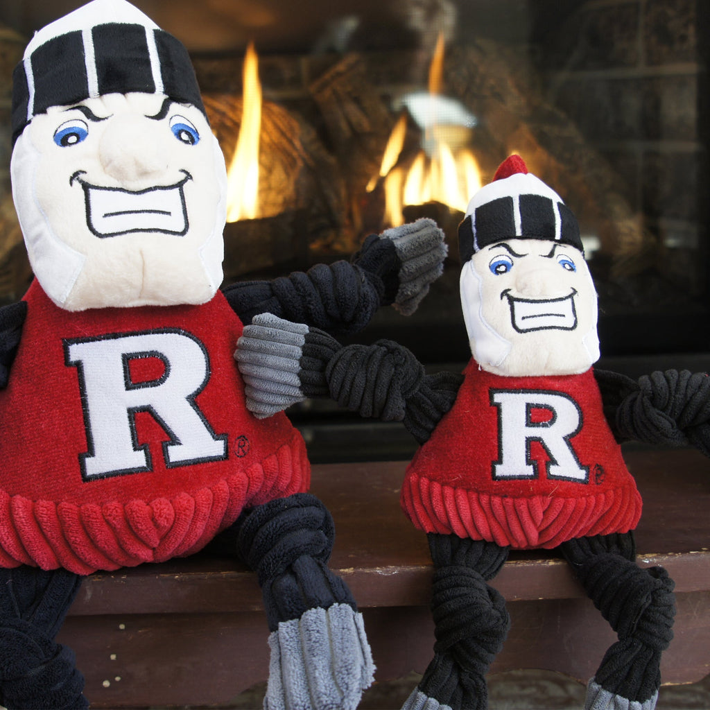 NCAA Rutgers University, Scarlet Knight Knottie® Plush Dog Toy