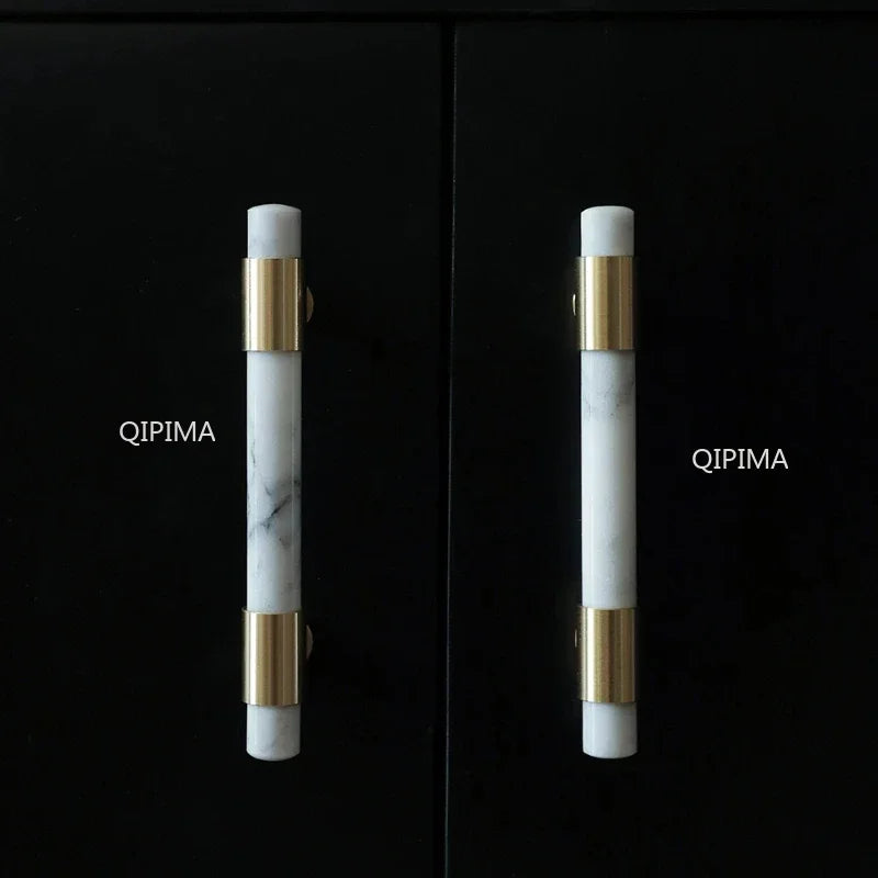 Nordic Marble Cabinet Drawer Pulls and Knobs