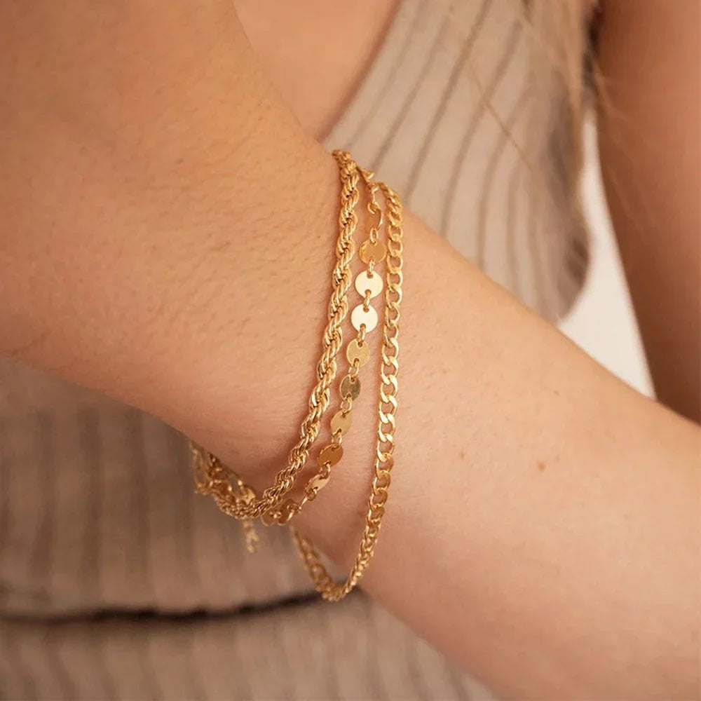 Chain Bangle Bracelet