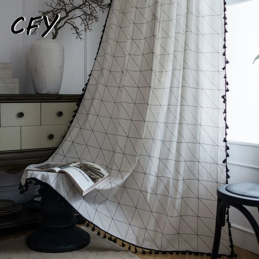 Linen Tassel Curtains