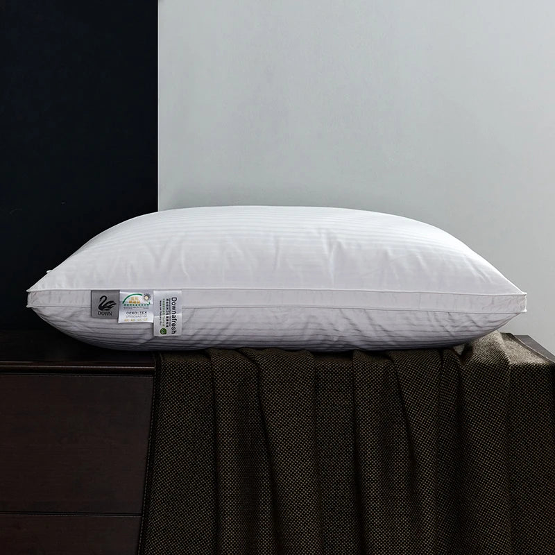 100% Goose Down Pillows Neck Pillows for Sleeping Bed Pillow 100% Cotton Cover with Goose Donw 1pc Hotel Collection Soft Comfort