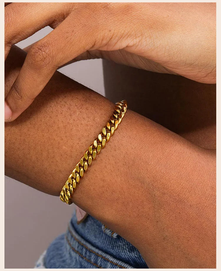 Chain Bangle Bracelet