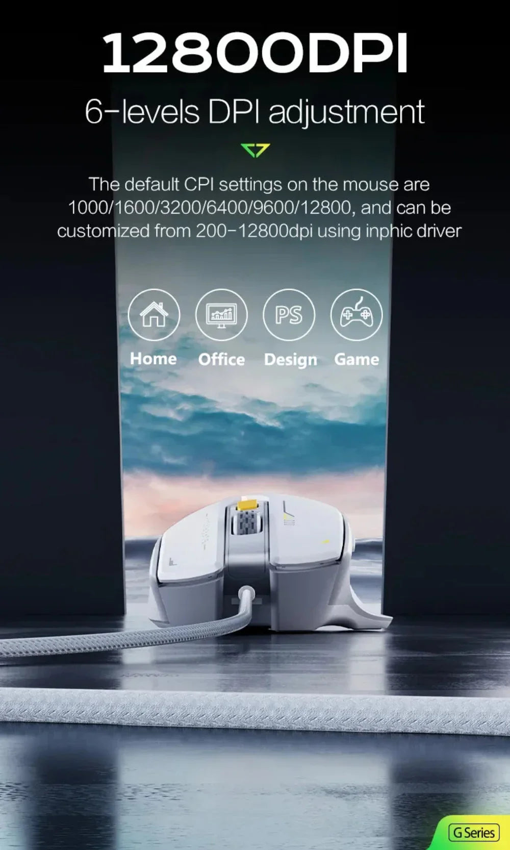 RGB Lighting Effect USB Wired Gaming Mouse