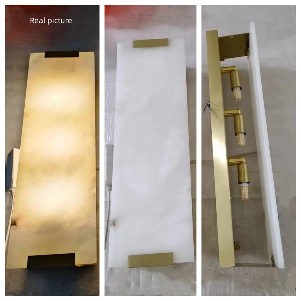 Natural Marble LED Wall Sconce