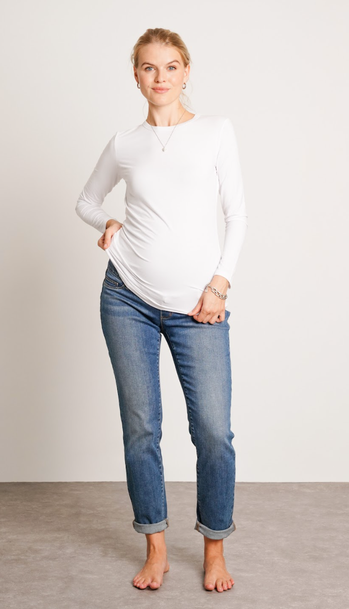 Liv Long Sleeve Crew Neck Tee