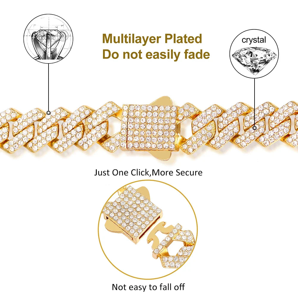 14MM Cuban Link Chain Bracelet