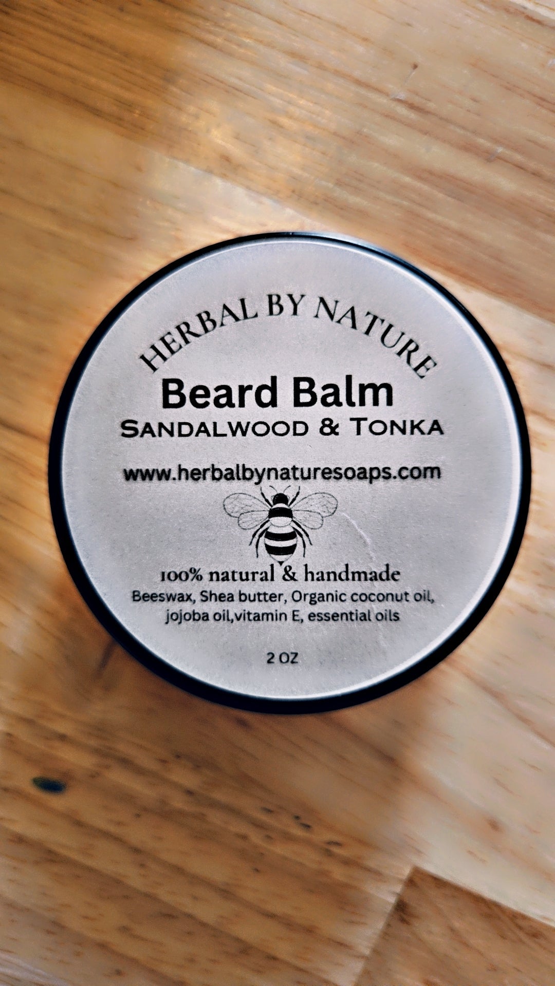 Natural Beeswax Beard Balm