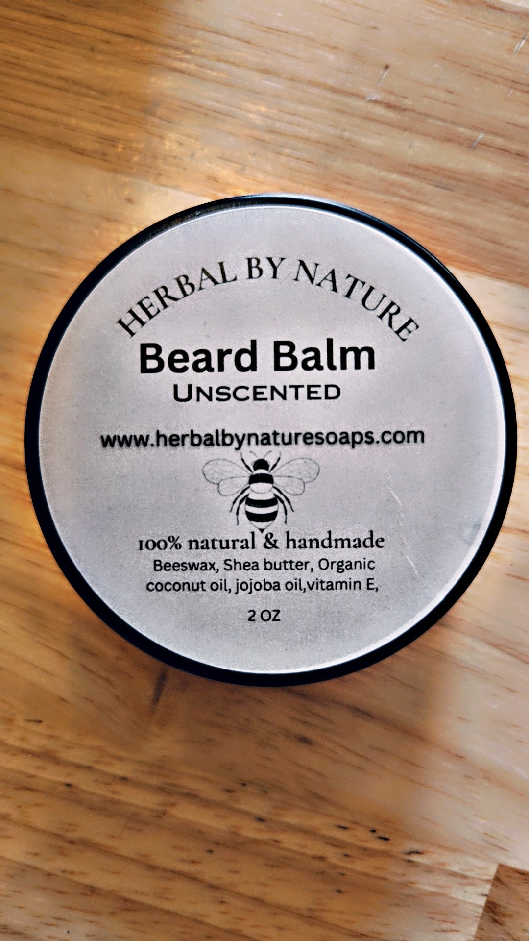 Natural Beeswax Beard Balm