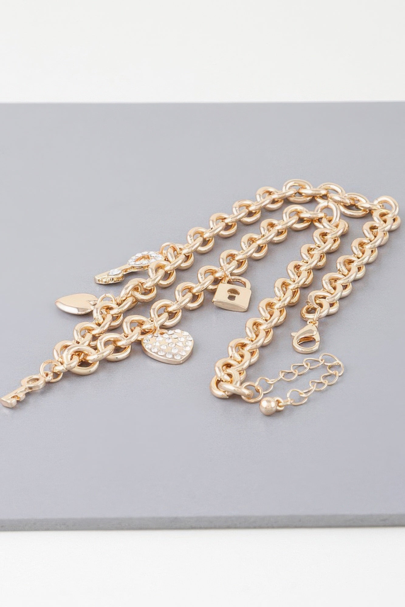 Heart Locker Charm Necklace