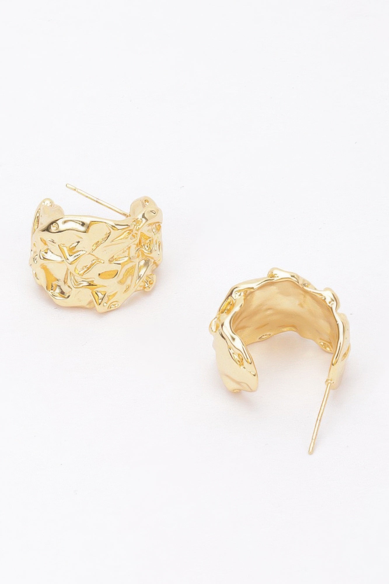 Gold Plated Metal Earring