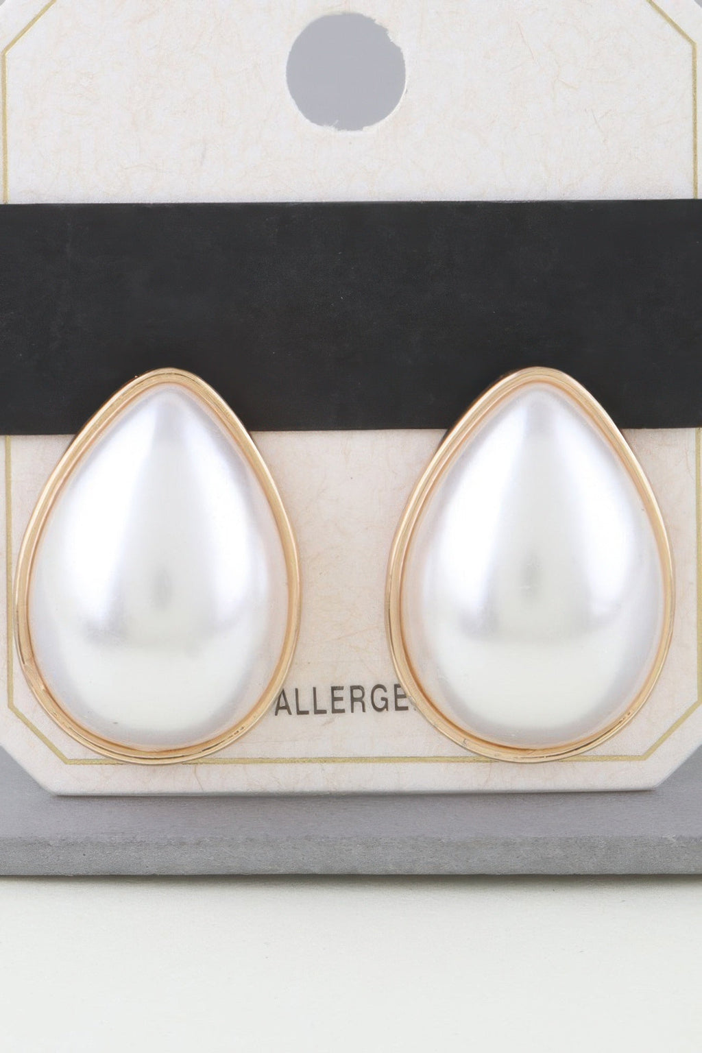 Modest Pearl Teardrop Earrings