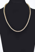 Rhinestone Chain Layered Necklace Chain