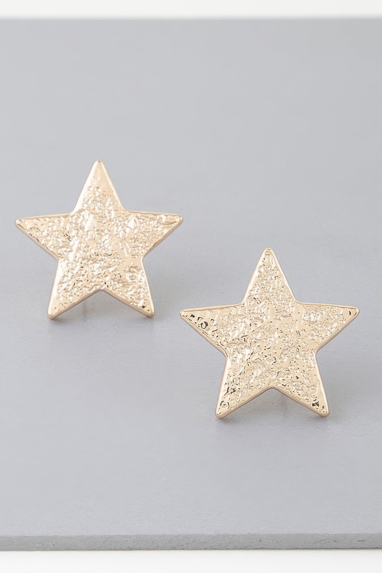 I'm A Star Hammered Earrings