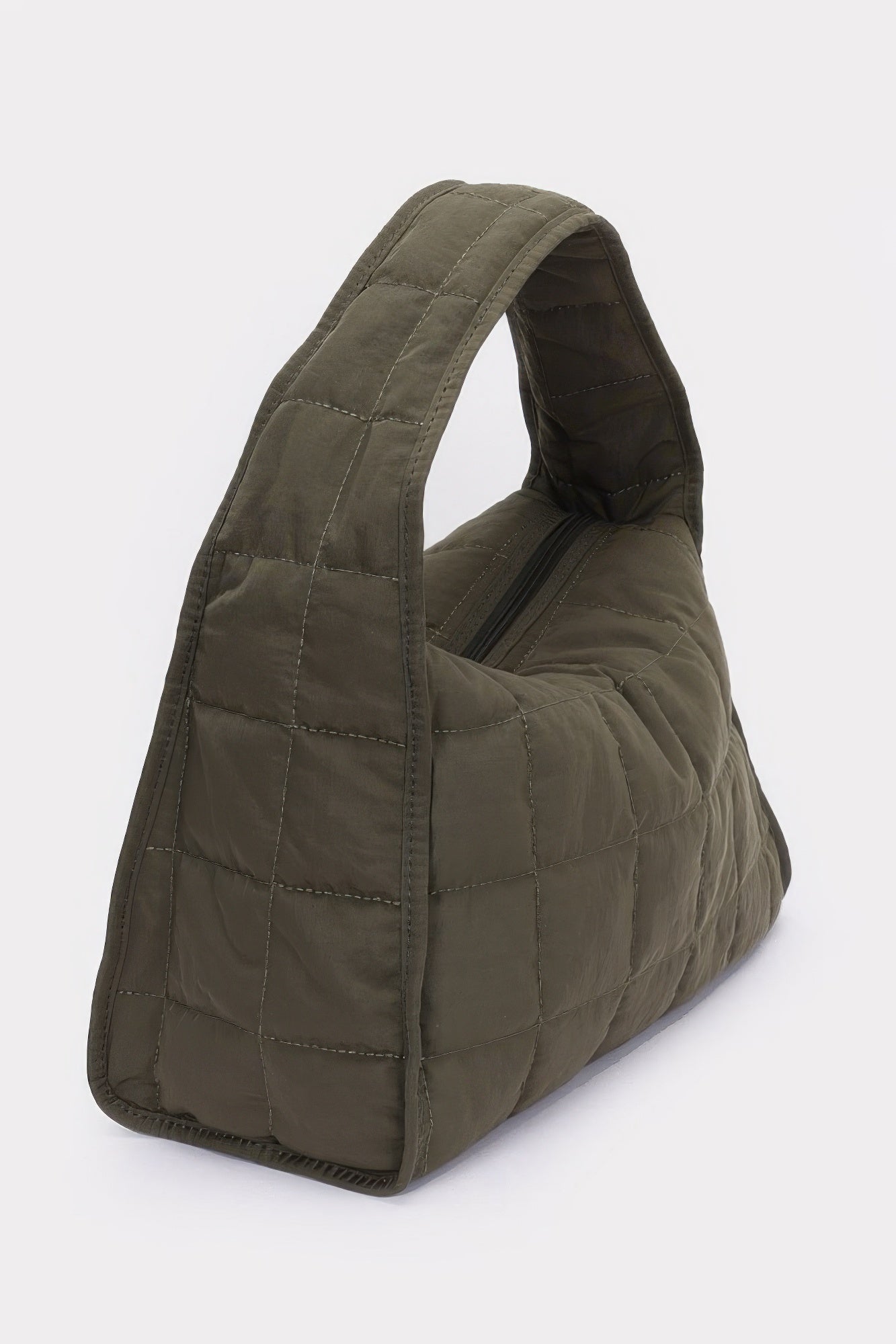 Quilted Nylon Shoulder Bag