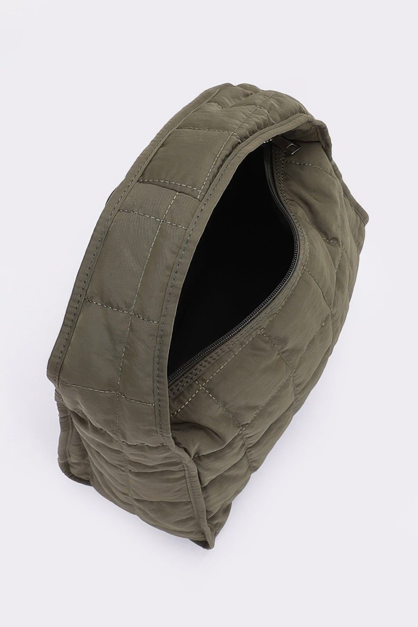 Quilted Nylon Shoulder Bag