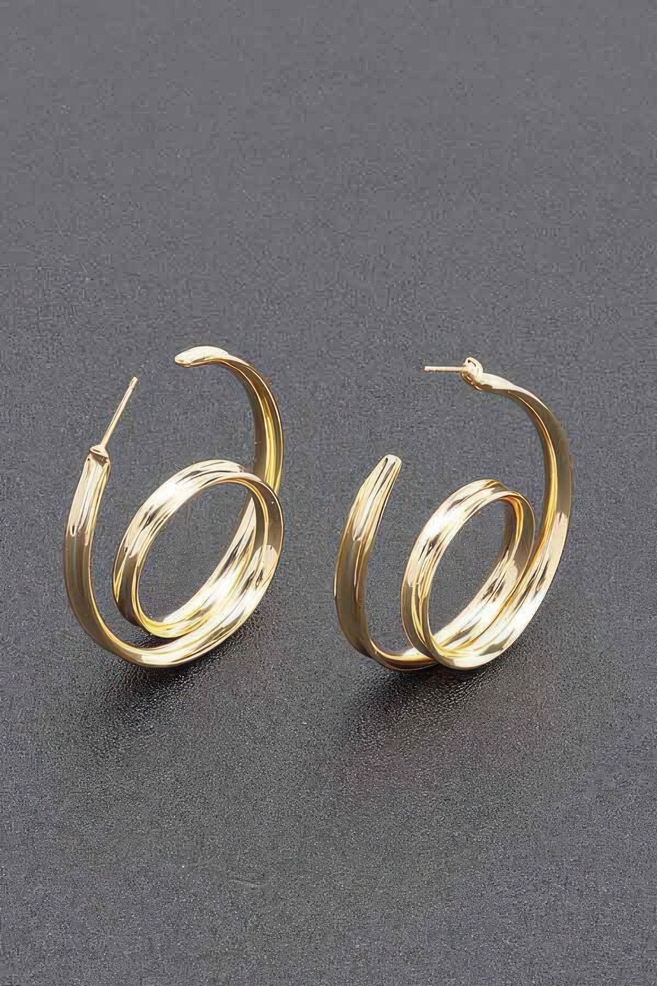 Gold Plated Metal Earring