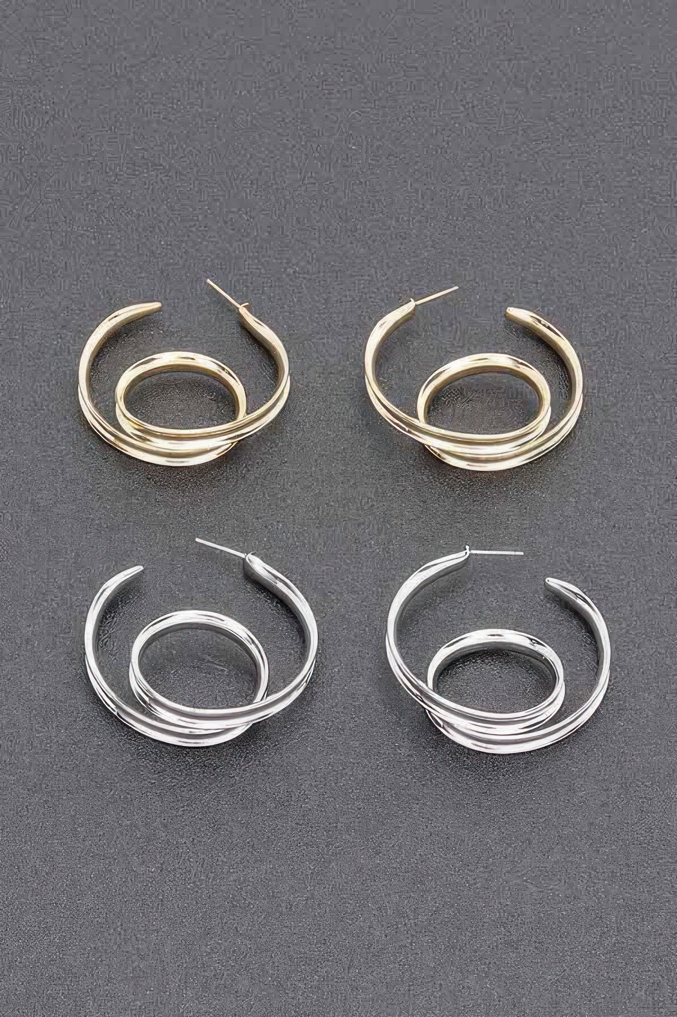 Gold Plated Metal Earring