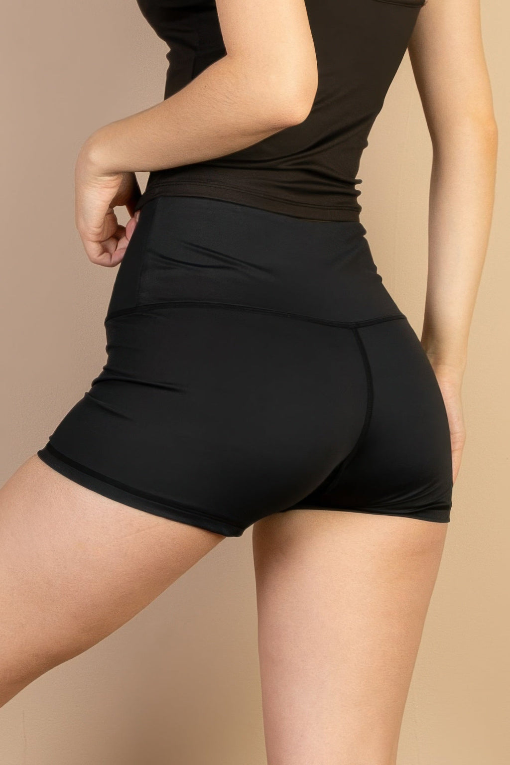 Wide Band Waist Shorts