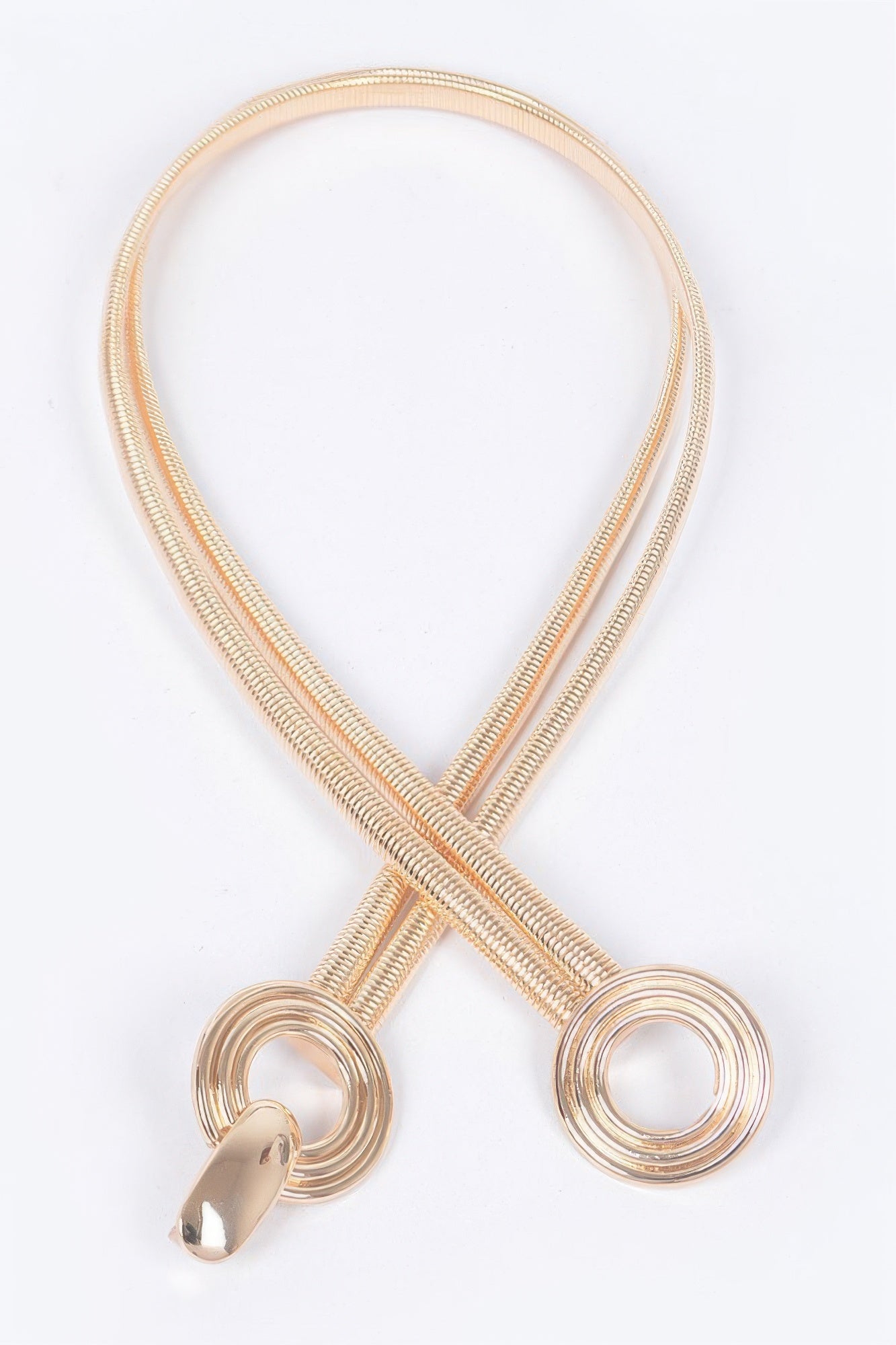 Double Metal Stretch Belt