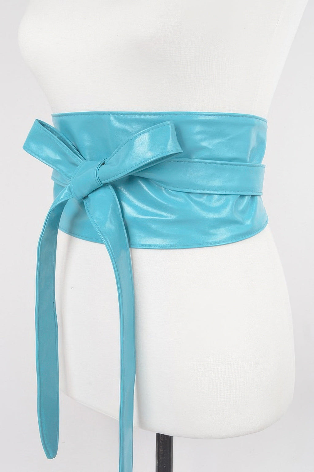 Tie Front Leather Belt