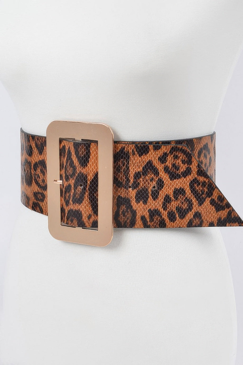 Leopard Big Buckle Belt