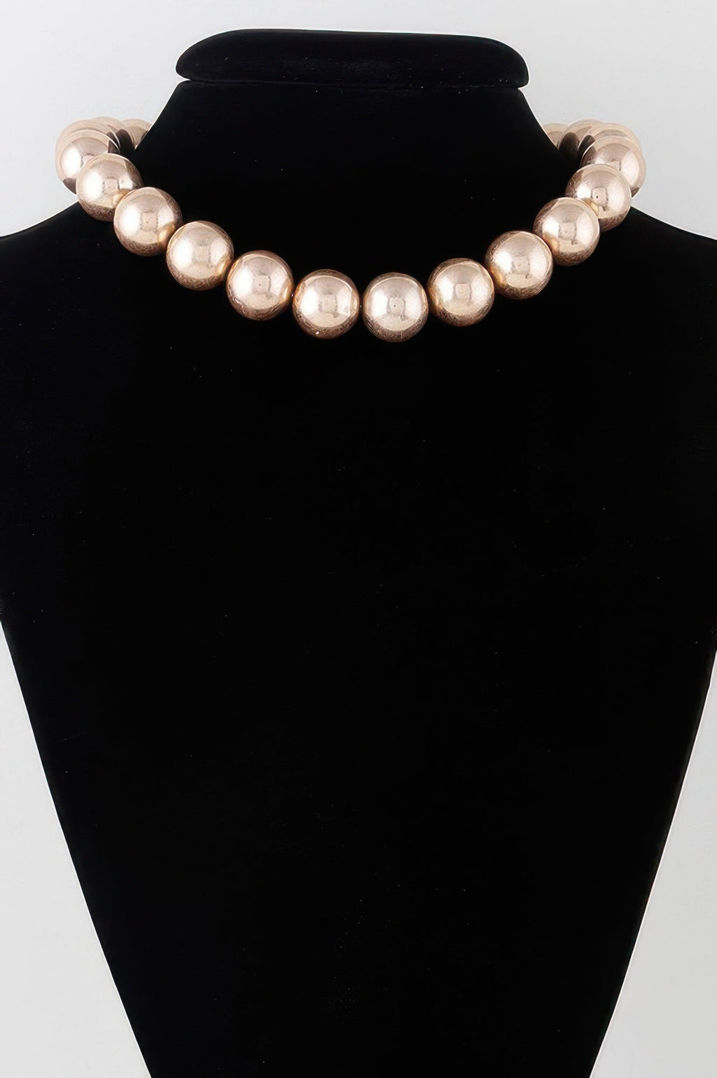 Shiny Statement Beaded Necklace