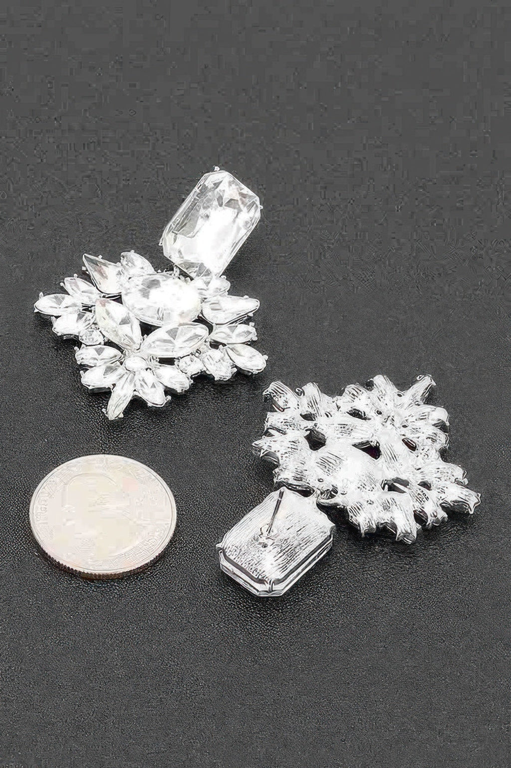 Rhinestone Party Earring