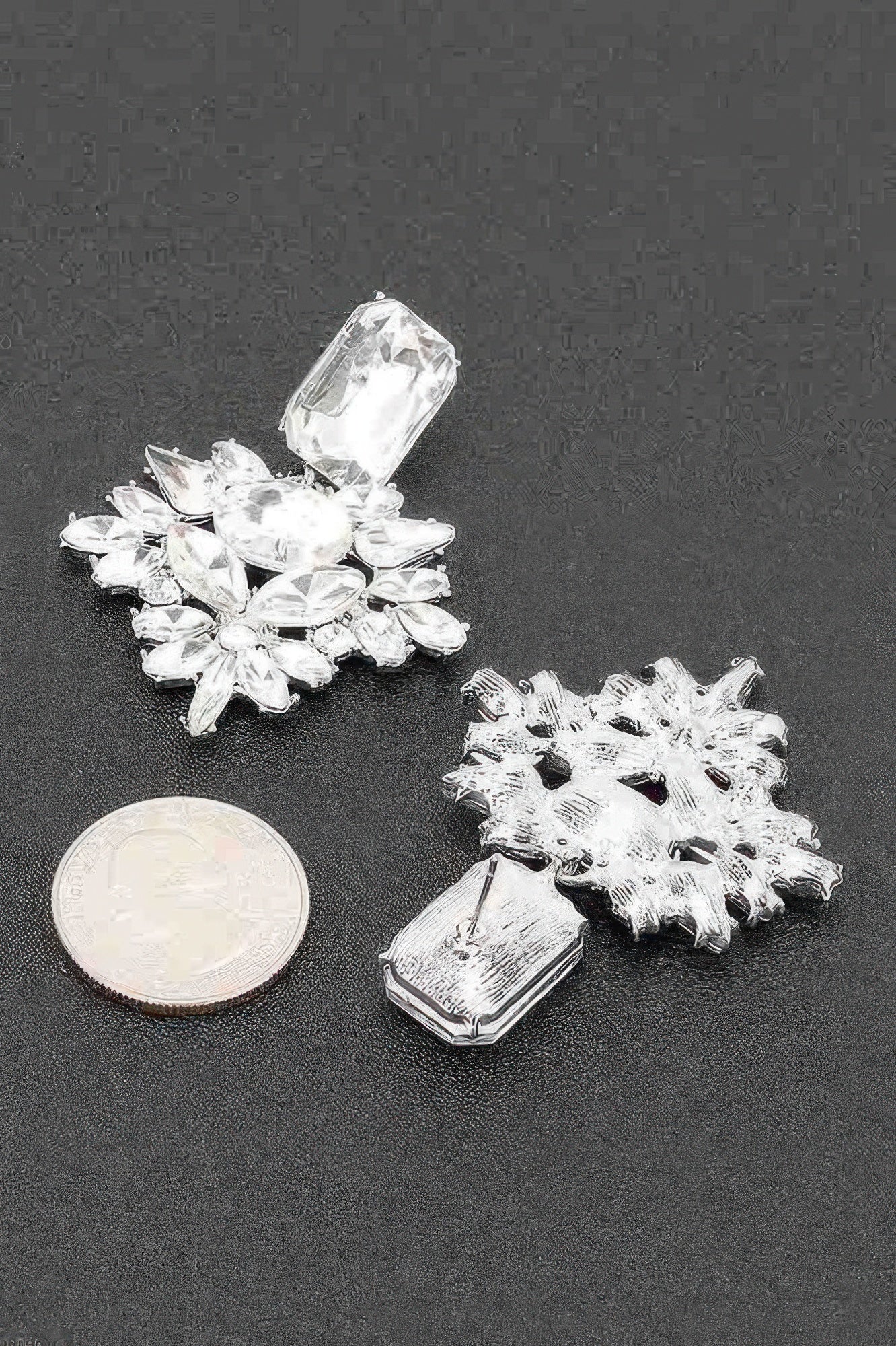 Rhinestone Party Earring