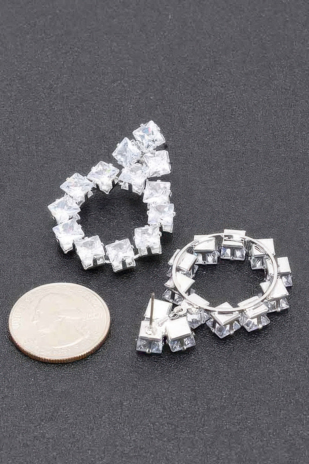 Rhinestone Party Earring