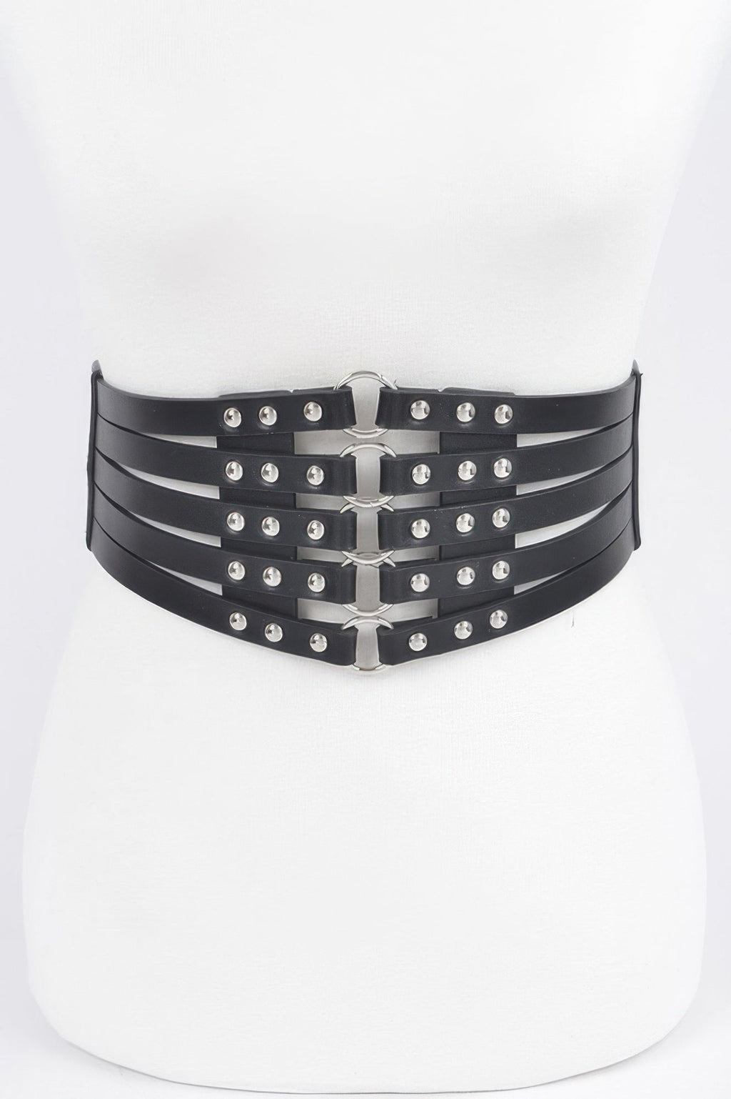 Stud Waist Elastic Belt