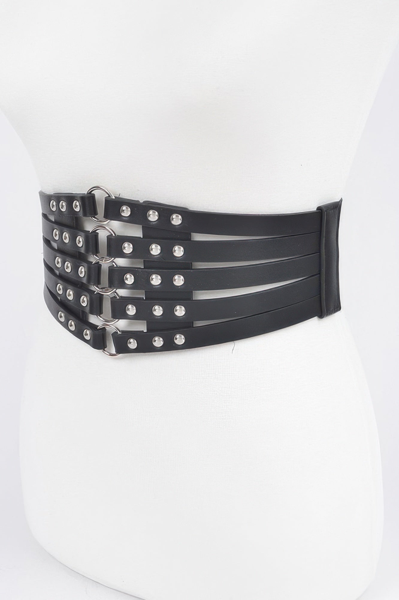 Stud Waist Elastic Belt