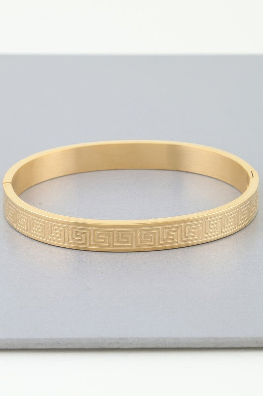 Aztec Maze Engraved Bracelet