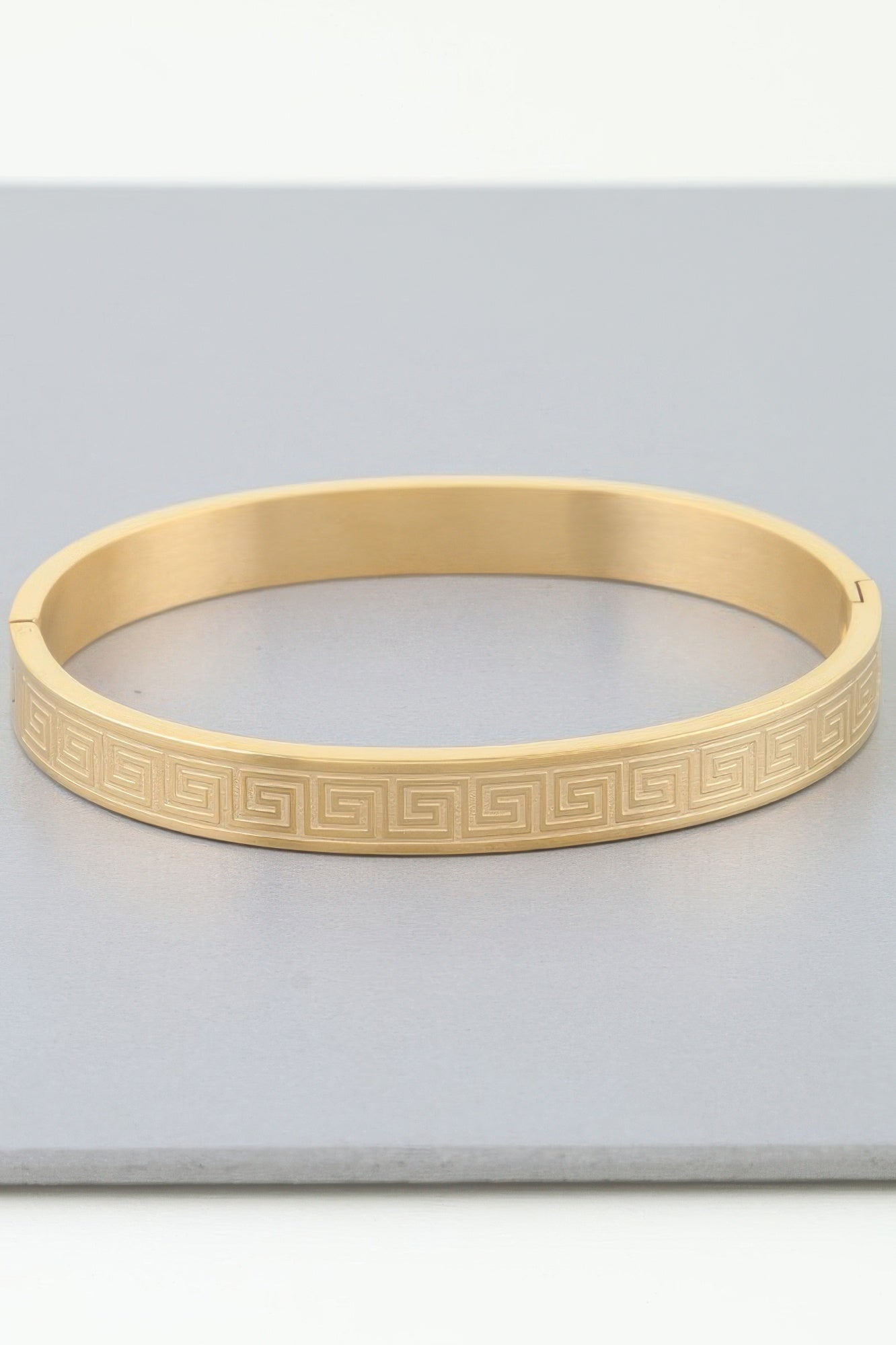 Aztec Maze Engraved Bracelet