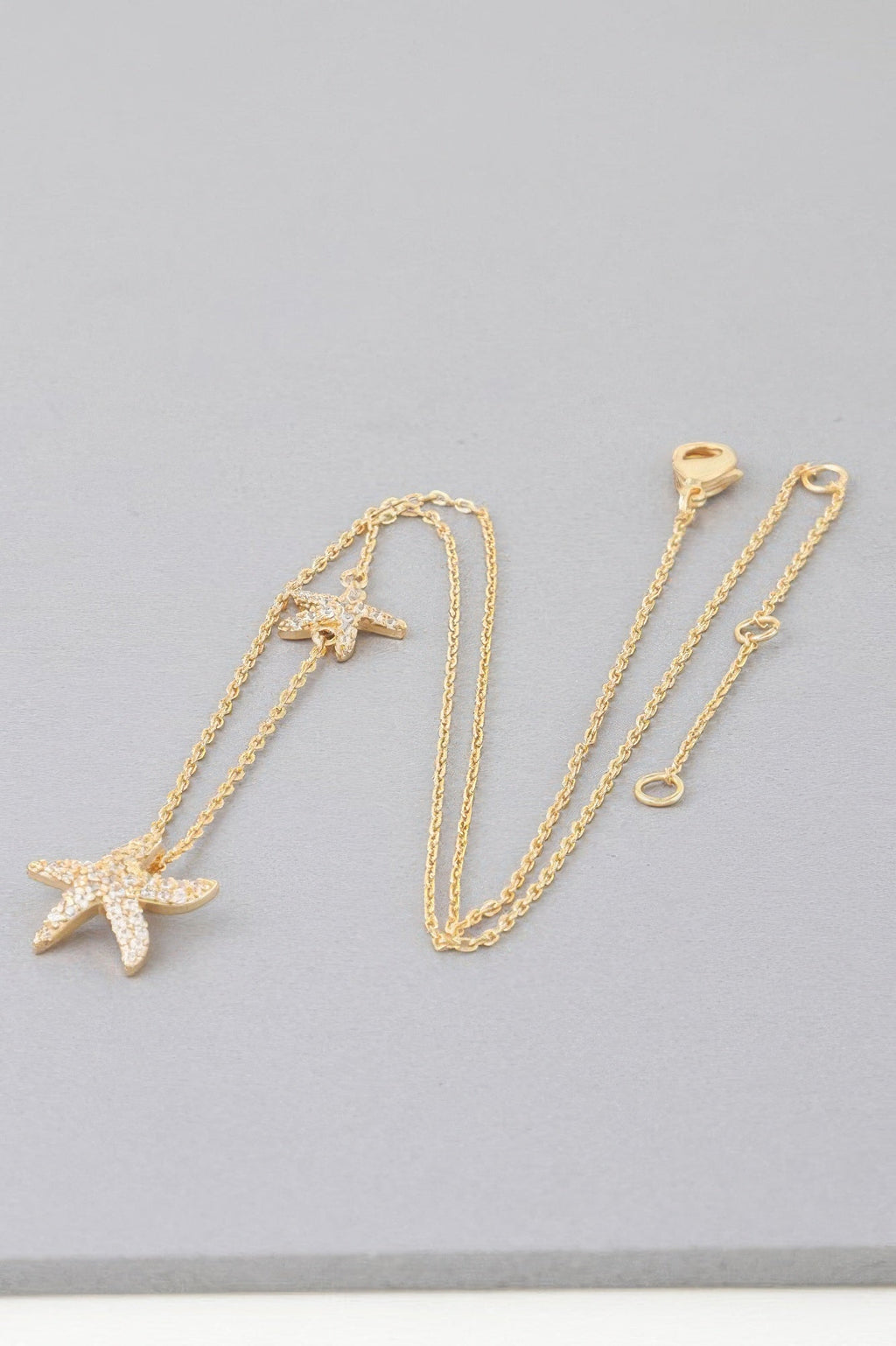 Bejeweled Starfish Necklace