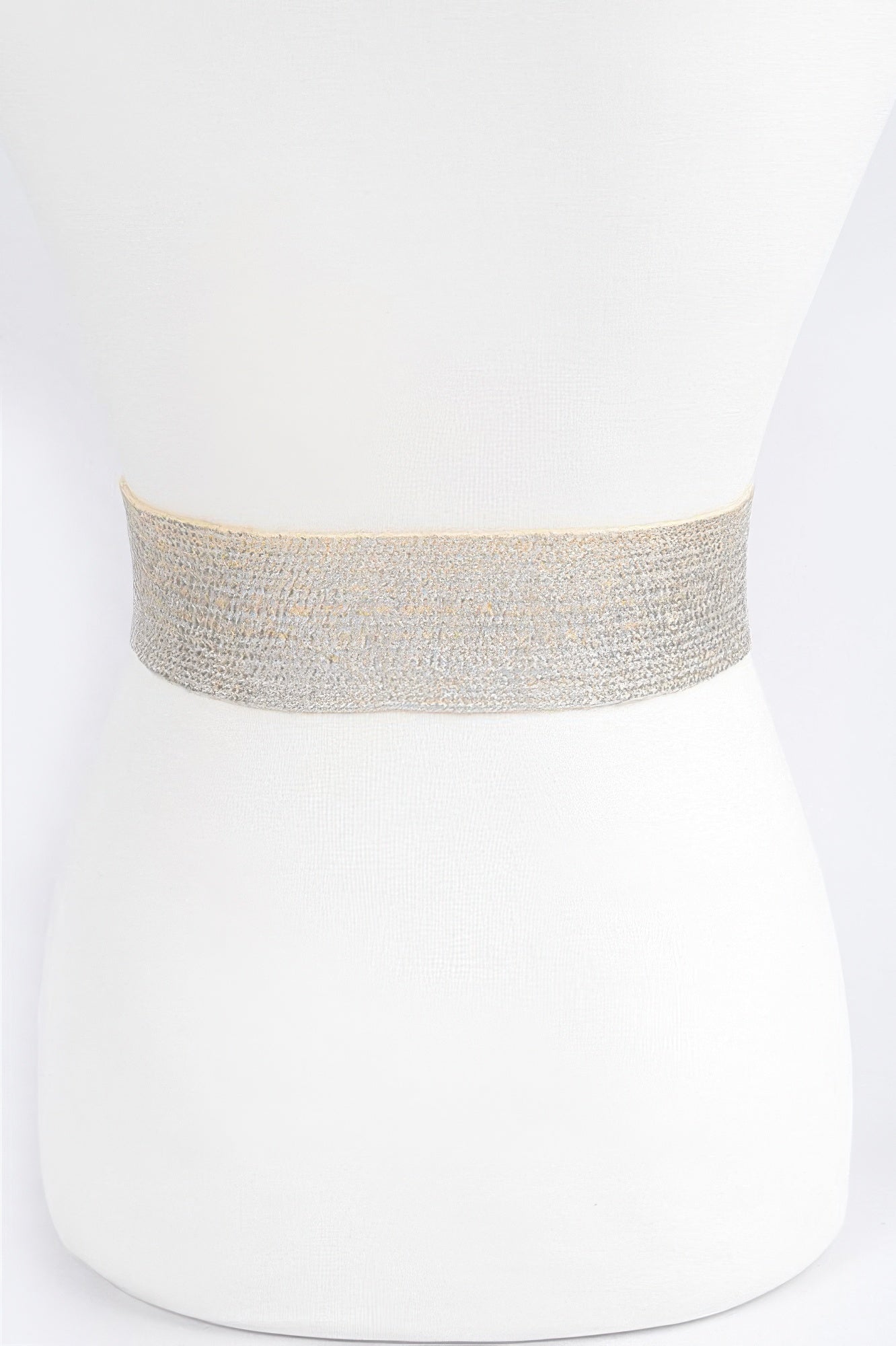 Double Metal Buckle Elastic Belt