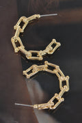 Chain Hoop Earrings