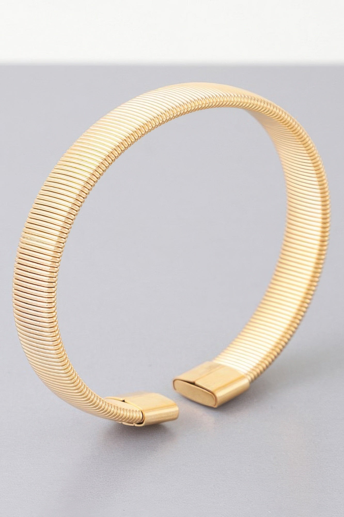 Multi Ribbed Cuff Bracelet