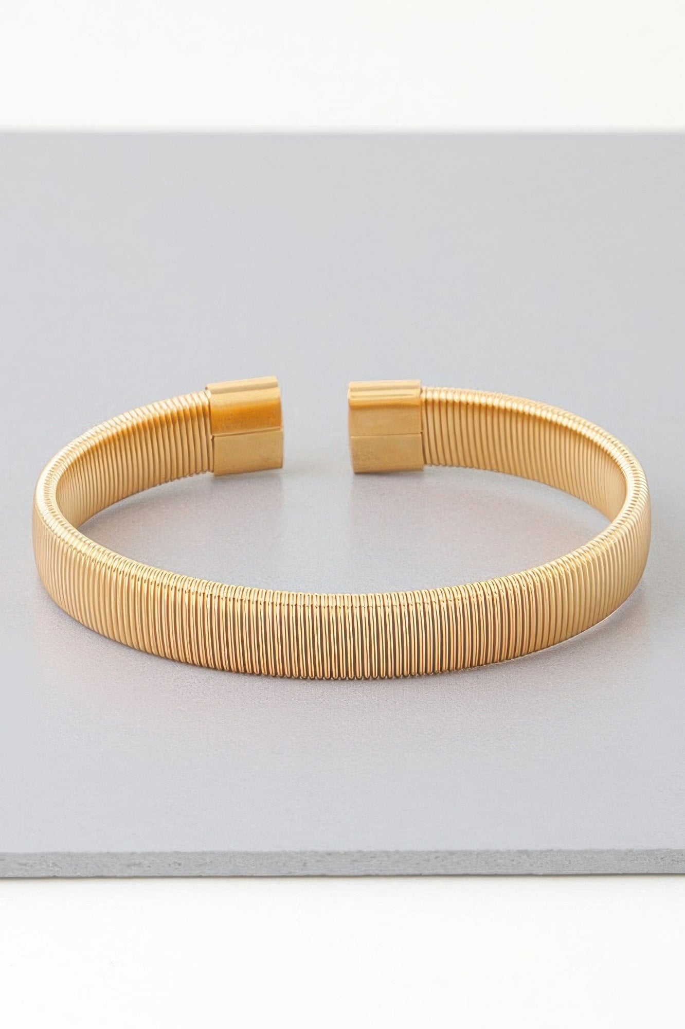 Multi Ribbed Cuff Bracelet